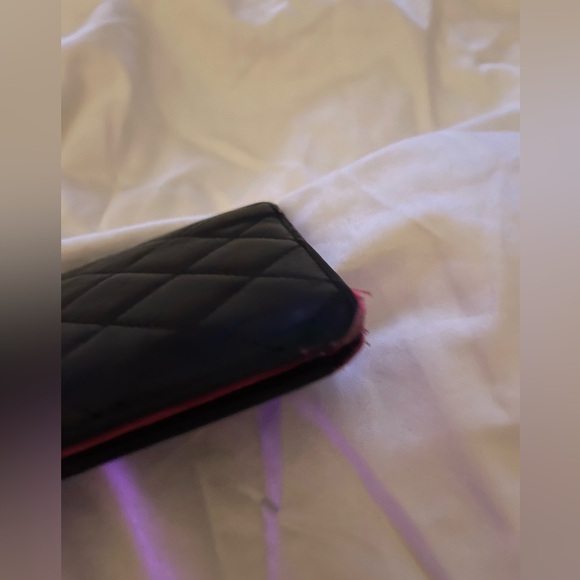 CHANEL Quilted Cambon Long Wallet Black Leather by Karl Lagerfeld 2005-2006 - Picture 6 of 7